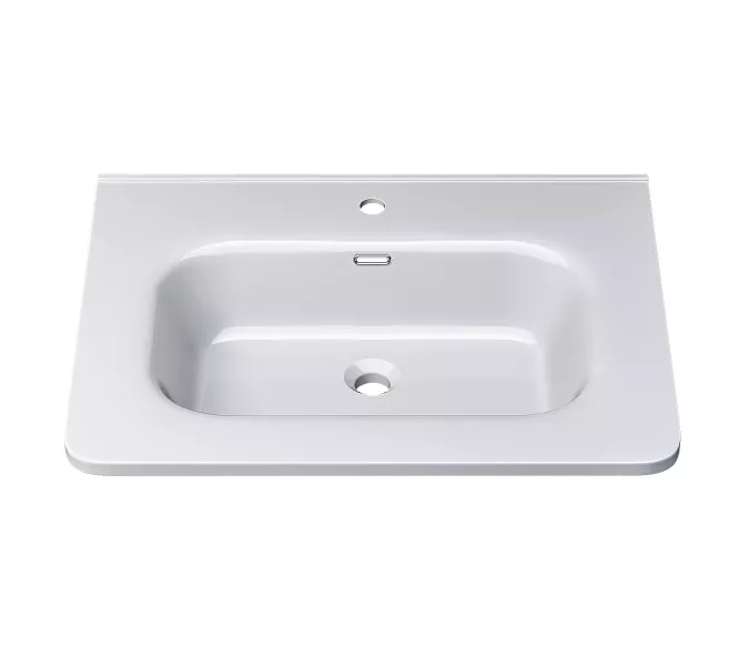 Раковина для ванной Uperwood Monica, белая глянцевая, Выбрать цвет: Белый, Выбрать размер: 60, изображение 2