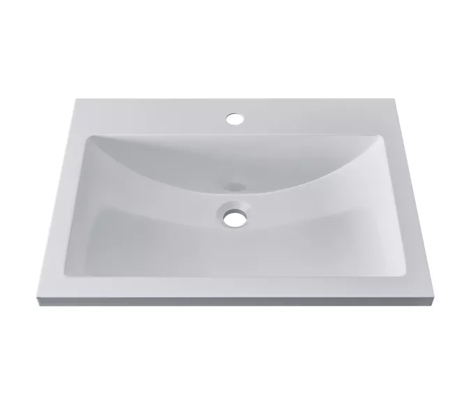 Раковина для ванной Uperwood Self  белая глянцевая, Выбрать цвет: Белый, Выбрать размер: 60, изображение 3