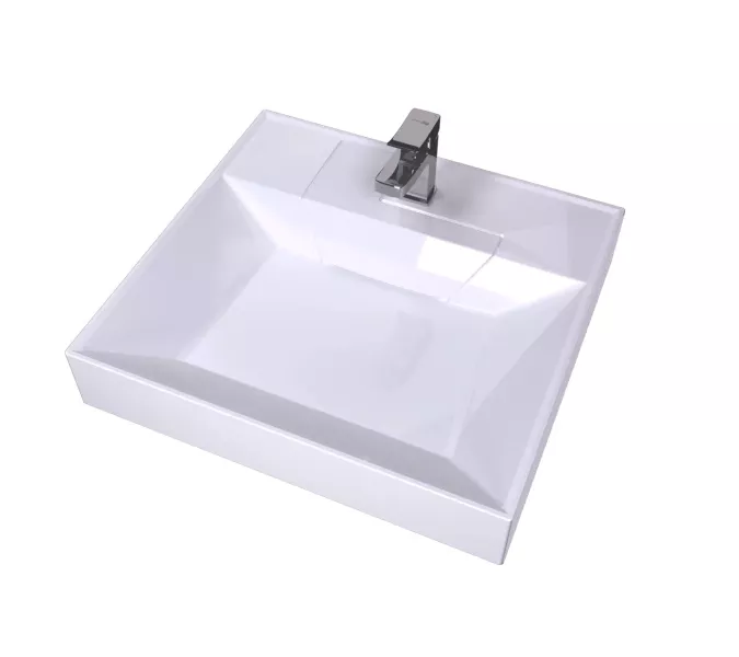 Раковина над стиральной машиной Uperwood Top 60х55х11 см, белая глянцевая, Выбрать цвет: Белый, изображение 2