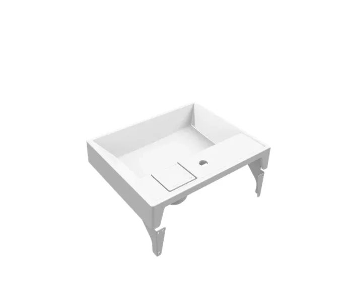 Раковина над стиральной машиной Uperwood Naomi белая глянцевая, Выбрать размер: 60х50, изображение 6