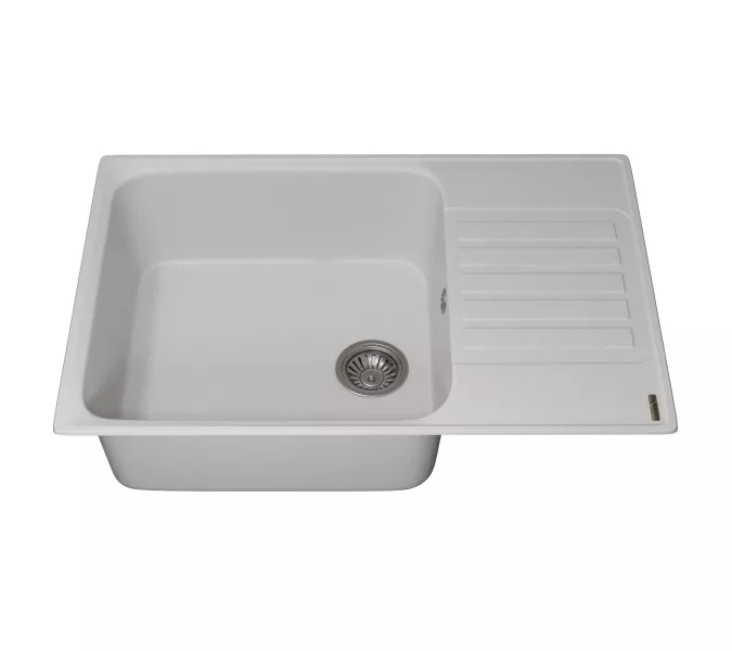 Кухонная мойка из искусственного камня Uperwood UPD-400, прямоугольная, цвет туман, Выбрать цвет: Туман