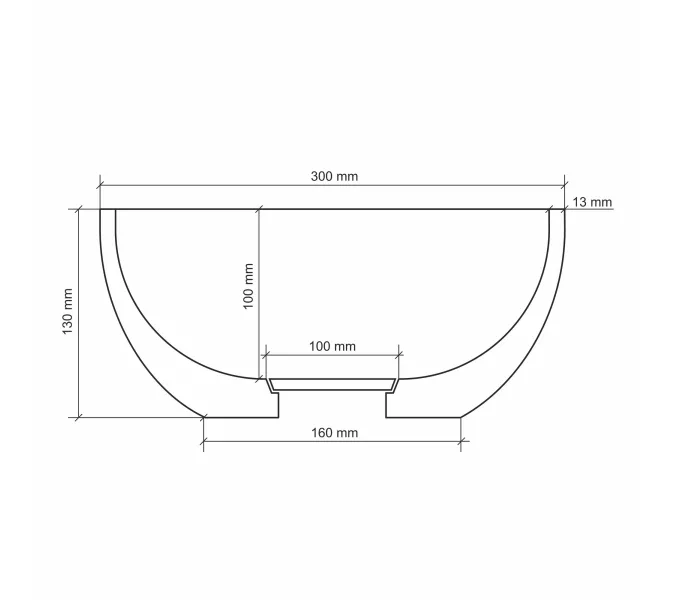 Раковина для ванной накладная Uperwood Florida квадратная, бетон, цвет черный, Выбрать цвет: Черный, изображение 8