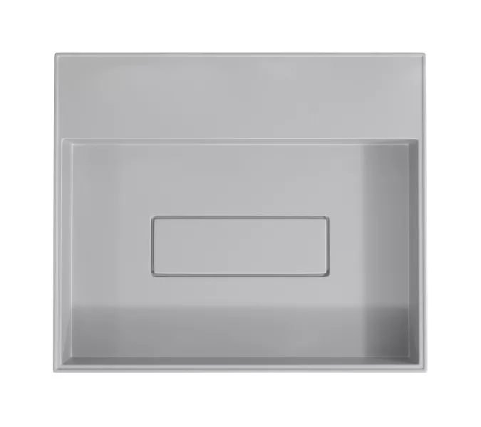 Раковина накладная Uperwood Tanos Quartz 50 см, без отверстия для смесителя, белая (жасмин), Выбрать цвет: Жасмин, изображение 7