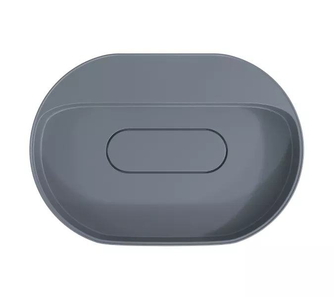 Раковина накладная Uperwood Tanos Quartz 55 см, без отверстия для смесителя, серая (бетон), Выбрать цвет: Бетон, изображение 7