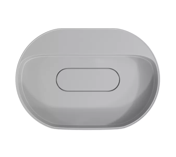 Раковина накладная Uperwood Tanos Quartz 55 см, без отверстия для смесителя, белая (жасмин), Выбрать цвет: Жасмин, изображение 7