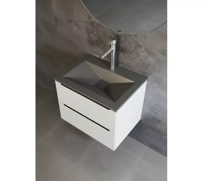 Раковина для ванной Uperwood Geo , графит, Выбрать размер: 70