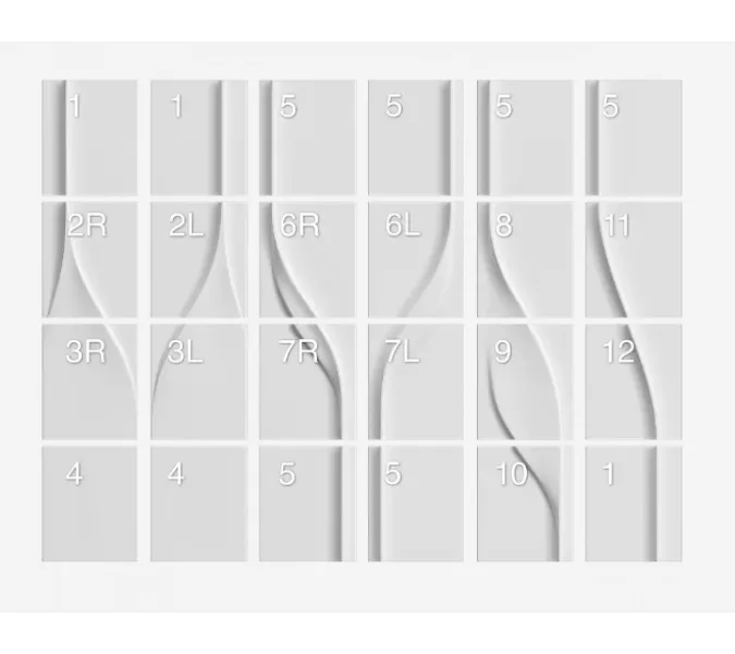 Панель- панно гипсовая 3D ARTPOLE PERFECTO, изображение 2