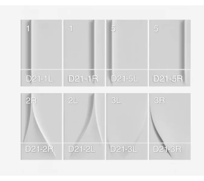 Панель- панно гипсовая 3D ARTPOLE PERFECTO, изображение 3