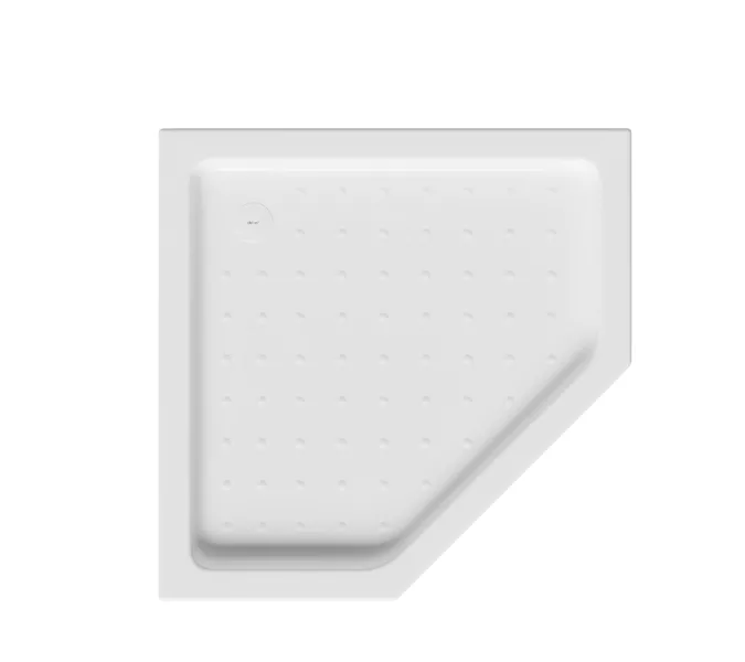 Душевой поддон ABBER AD3B080/AD3B090 трапеция, акриловый, белый, Выбрать размер: 80х80