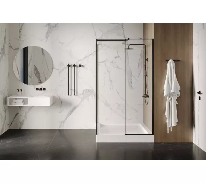 Душевой поддон ABBER AD3D090 90х90 квадратный, акриловый, белый, изображение 5