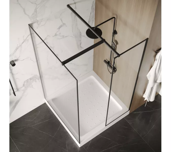 Душевой поддон ABBER AD3D090 90х90 квадратный, акриловый, белый, изображение 7