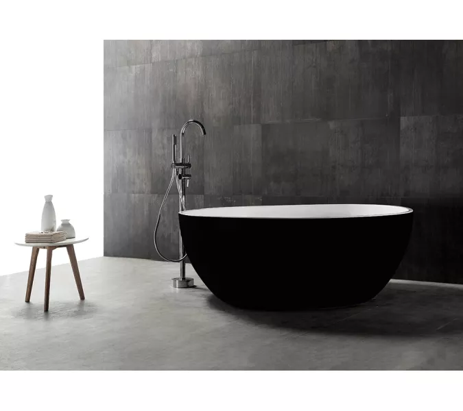 Акриловая ванна ABBER AB9279MB  150х150, Выбрать цвет: Черный матовый, изображение 8