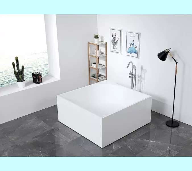 Акриловая ванна ABBER AB9337 140х140, изображение 8