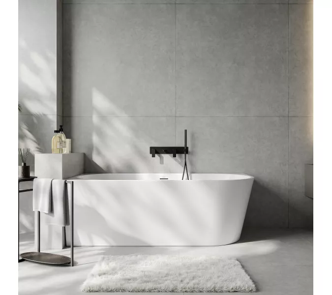 Акриловая ванна ABBER AB9502-1.4 L белая, Выбрать размер: 140х70, Ориентация: левая, изображение 3