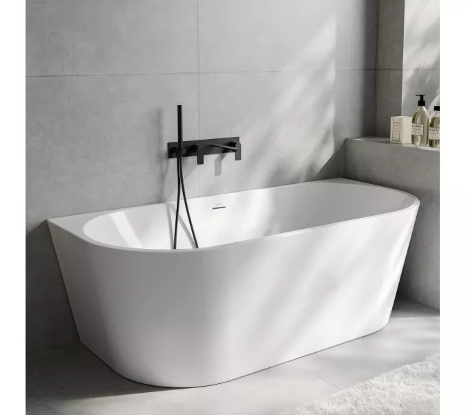Акриловая ванна ABBER AB9503-1.4 белая, Выбрать размер: 140х70
