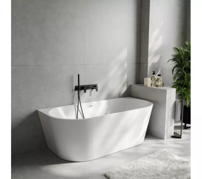 Акриловая ванна ABBER AB9503-1.4 белая, Выбрать размер: 140х70, изображение 2