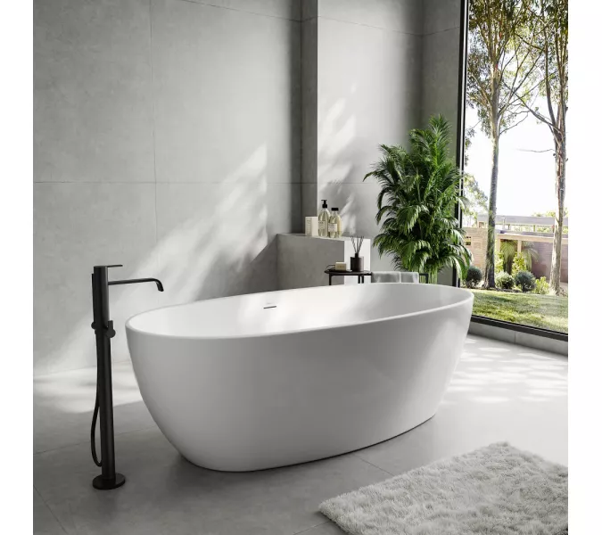 Акриловая ванна ABBER AB9504 белая, изображение 3