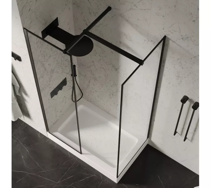 Душевой поддон ABBER AD3C прямоугольный, акриловый, белый, Выбрать размер: 100х70, изображение 6