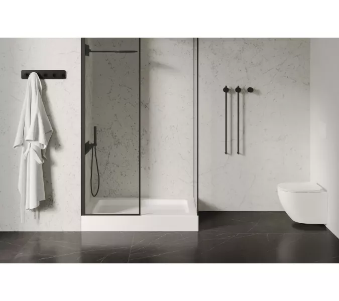 Душевой поддон ABBER AD3C прямоугольный, акриловый, белый, Выбрать размер: 100х70, изображение 7