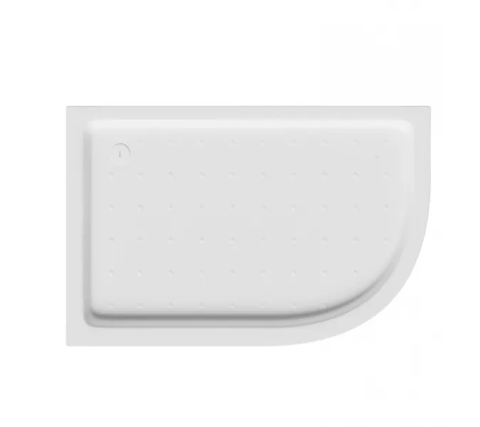 Душевой поддон ABBER AD3E109 L 100х90 асимметричный, акриловый, белый