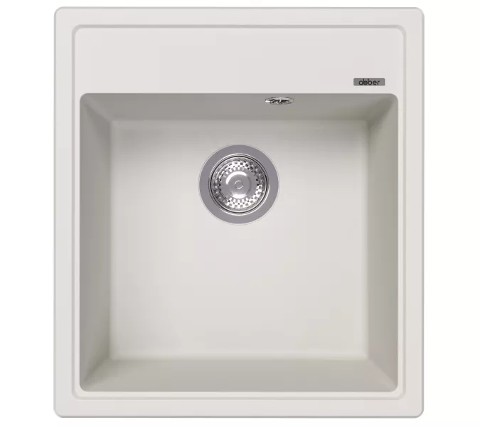 Кухонная мойка ABBER Quarz AQ2901W белый, Выбрать цвет: Белый