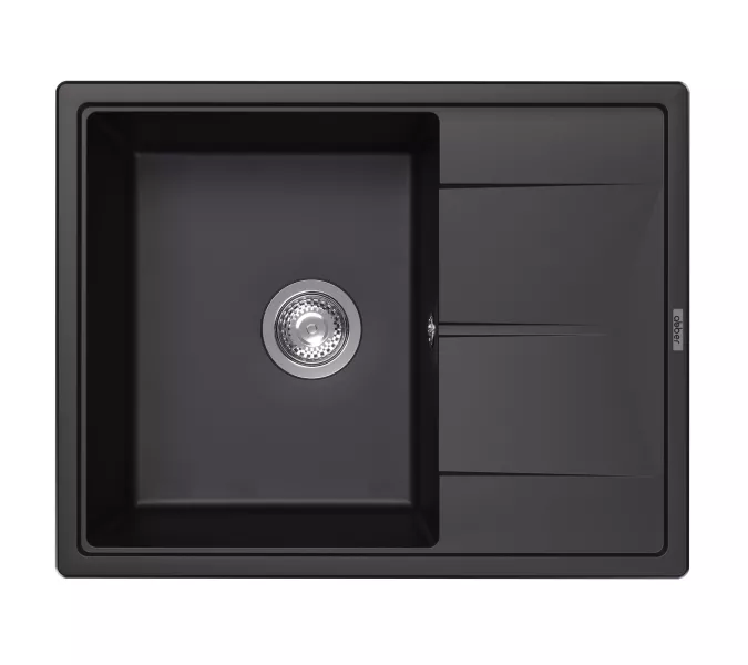 Кухонная мойка ABBER Quarz AQ2903B черная, Выбрать цвет: Черный