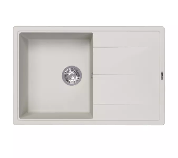 Кухонная мойка ABBER Quarz AQ2904W белый, Выбрать цвет: Белый