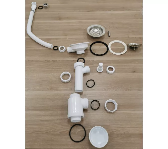 Кухонная мойка ABBER Quarz AQ2903W белый, Выбрать цвет: Белый, изображение 6