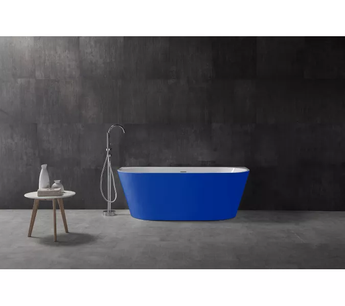 Акриловая ванна ABBER AB9216-1.7DB  170х80, Выбрать цвет: Синий, Выбрать размер: 170х80, изображение 9