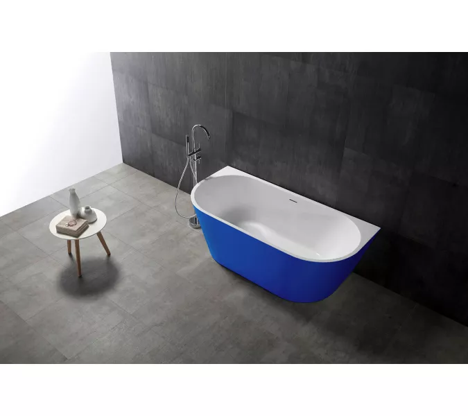 Акриловая ванна ABBER AB9216-1.7DB  170х80, Выбрать цвет: Синий, Выбрать размер: 170х80, изображение 8