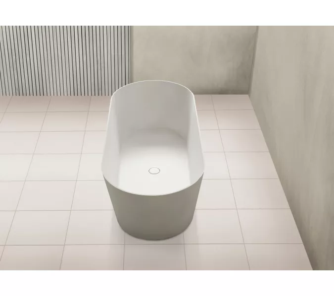 Ванна из искусственного камня ABBER Stein AS9622 белая матовая 165*70, изображение 15