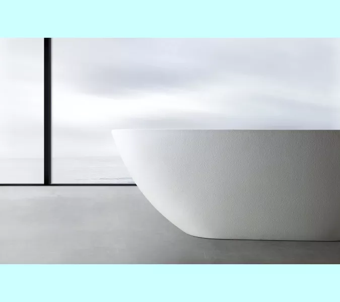 Ванна из искусственного камня ABBER Dortmund 170х75 белая матовая, Выбрать цвет: Белый, изображение 10