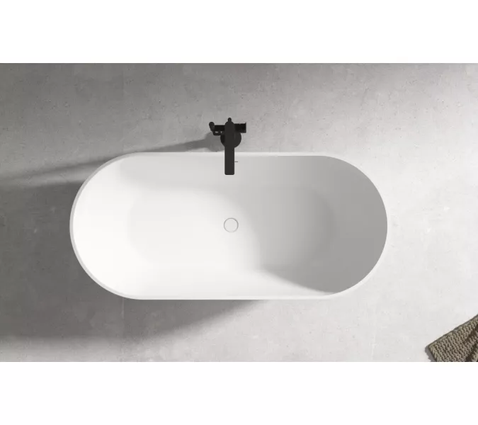 Акриловая ванна ABBER AB9241MW белая матовая 170*80, Выбрать цвет: Белый матовый, изображение 10