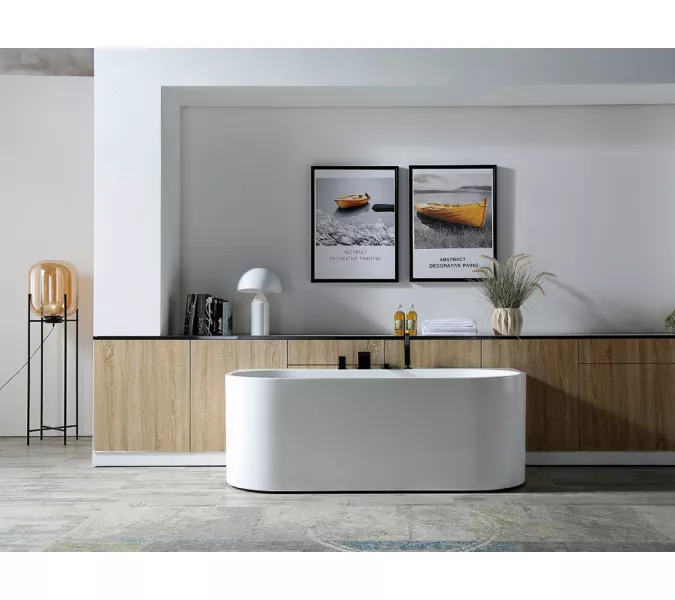 Акриловая ванна ABBER AB9310 170х78, изображение 8