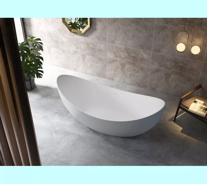 Акриловая ванна ABBER AB9333 180*80, Выбрать цвет: Белый, изображение 9