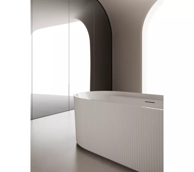 Акриловая ванна ABBER AB9444MW белая матовая, изображение 10