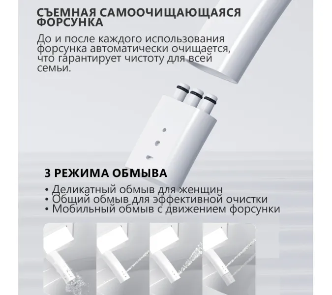 Электронный унитаз-биде ABBER Bequem AC1121S подвесной белый, Выбрать цвет: Белый, изображение 7