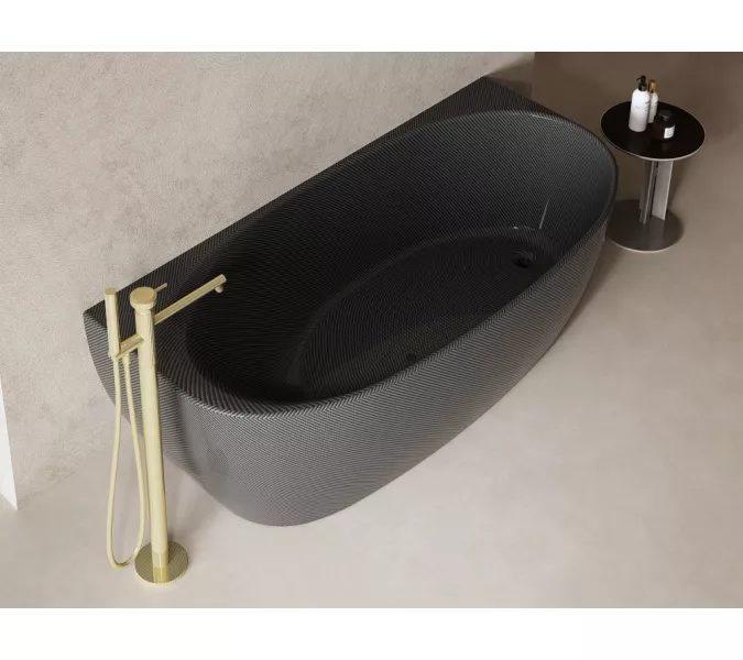 Карбоновая ванна ABBER Karbon AK9004 черная, изображение 9
