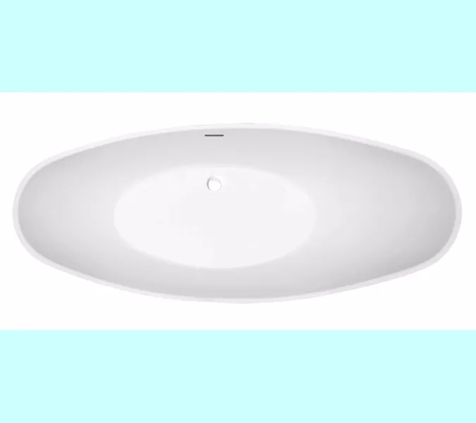 Акриловая ванна ABBER AB9233 184х80, Выбрать цвет: Белый, изображение 12