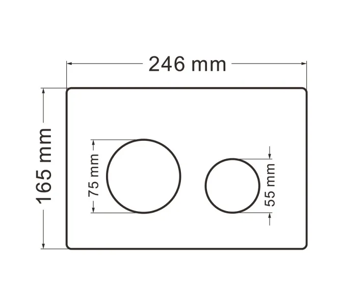 Комплект подвесной унитаз ABBER Rechteck AC1220TC белый, с закрытым дном с инсталляцией AC0105 и кнопкой AC0121MW белая матовая, Цвет кнопки: Белый матовый, изображение 8