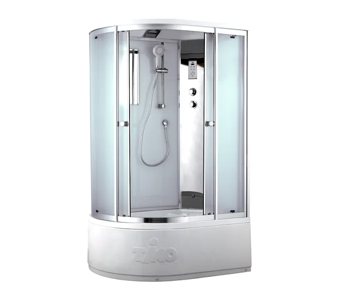 Душевая кабина асимметричная Timo Comfort T-8820 F/C L/R  120*85, Цвет стекла: прозрачное, Ориентация: Правая , Комплектация: COMFORT