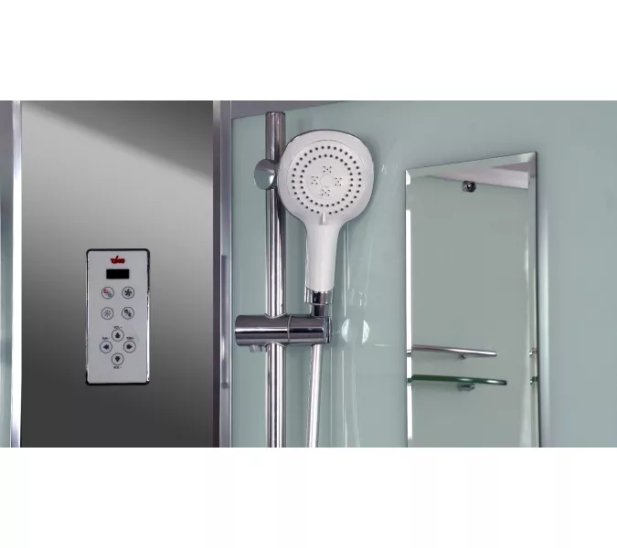 Душевая кабина четверть круга Timo COMFORT  T-8825/8835/8855F, Цвет стекла: матовое, Выбрать размер: 120x120, изображение 9