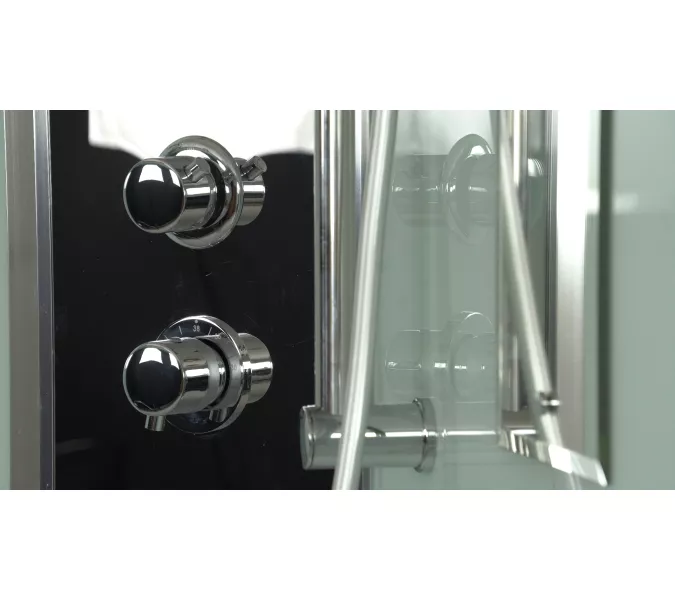 Душевая кабина четверть круга Timo COMFORT  T-8825/8835/8855F, Цвет стекла: матовое, Выбрать размер: 120x120, изображение 10