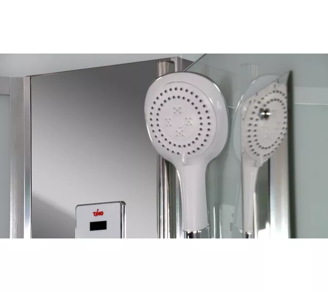 Душевая кабина четверть круга Timo COMFORT  T-8825/8835/8855F, Цвет стекла: матовое, Выбрать размер: 120x120, изображение 11