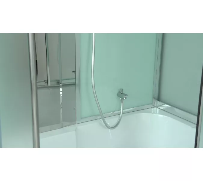 Душевая кабина прямоугольная Timo COMFORT  T-8840/8850/8870F высокий поддон, Выбрать размер: 140x88, Цвет стекла: матовое, изображение 12