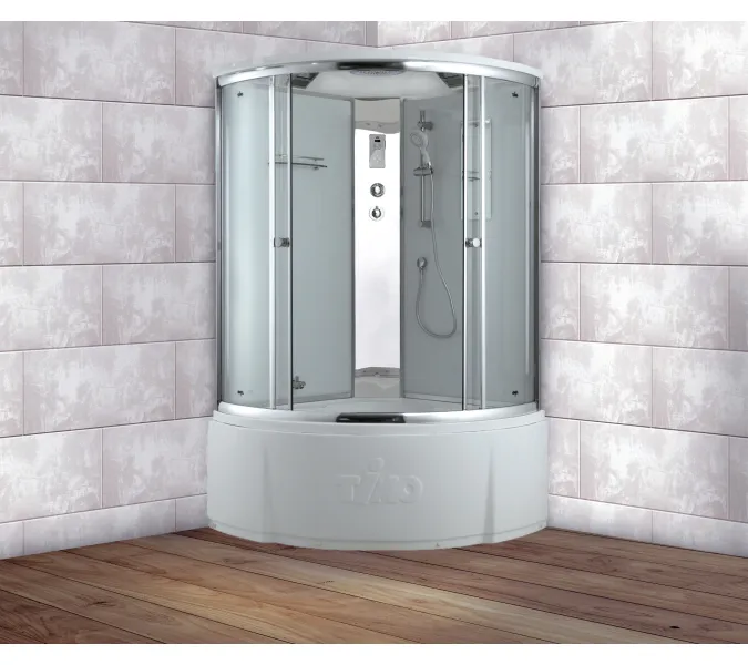 Душевая кабина четверть круга Timo COMFORT  T-8825/8835/8855F, Цвет стекла: матовое, Выбрать размер: 150x150, изображение 2