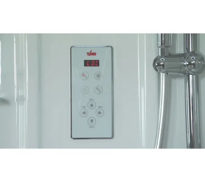 Душевая кабина четверть круга Timo LUX T-7700/7790 высокий поддон, Выбрать размер: 100x100 , Комплектация: гидромассаж, изображение 13