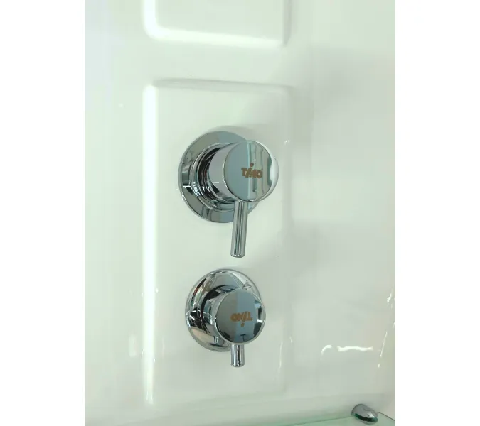 Душевая кабина четверть круга Timo LUX T-7701/7709 низкий поддон, Выбрать размер: 100x100, Комплектация: гидромассаж, изображение 11