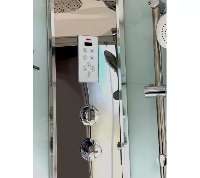 Душевая кабина четверть круга Timo COMFORT  T-8825/8835/8855F, Цвет стекла: матовое, Выбрать размер: 120x120, изображение 5