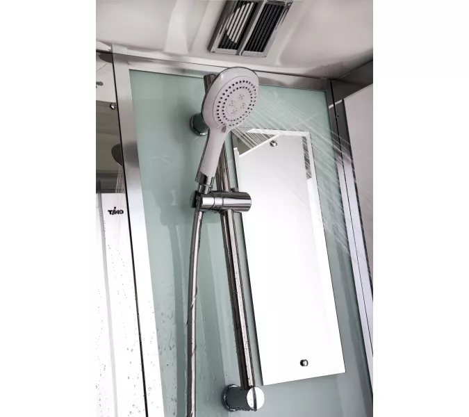 Душевая кабина четверть круга Timo COMFORT  T-8825/8835/8855F, Цвет стекла: матовое, Выбрать размер: 120x120, изображение 4